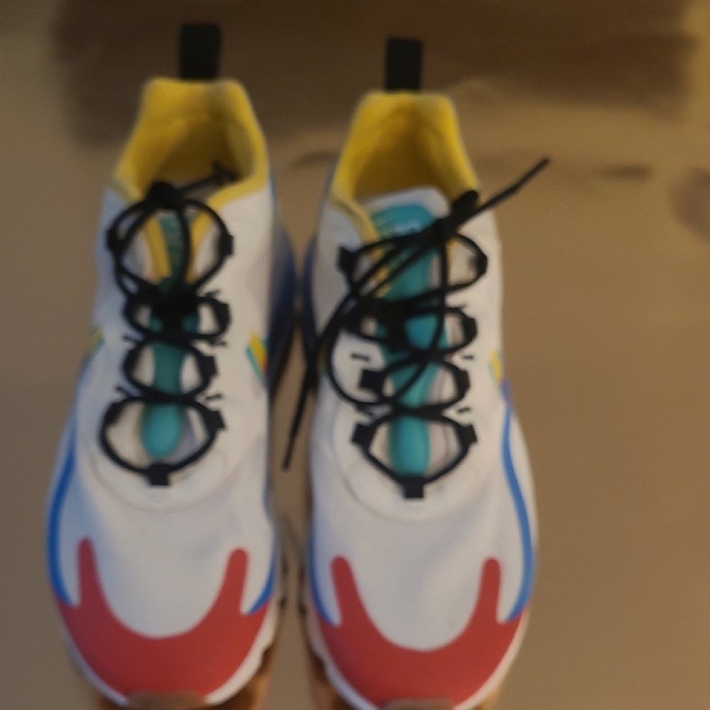 Nike Sneakers - White, Red, Blue, Yellow